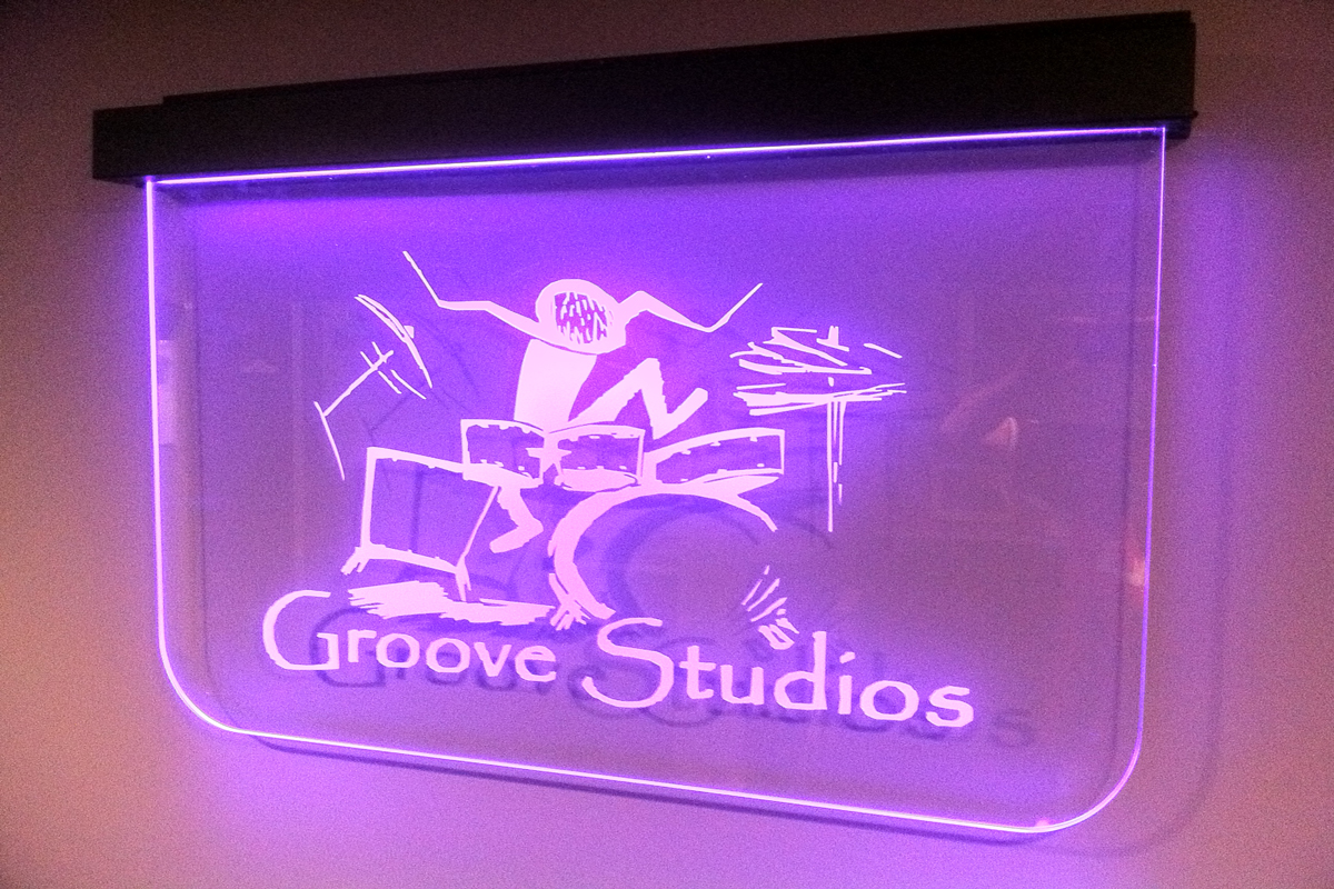 Groove Studio Edge-Lit Acrylic